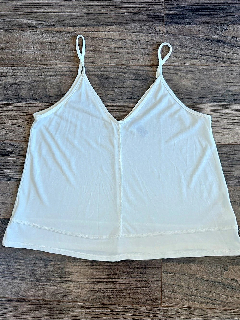 White Cropped Camisole
